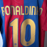 FC Barcelona 2006/07 Heimtrikot – Ronaldinho #10 – M