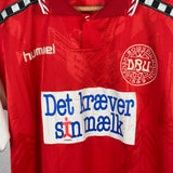 Denmark 1996 Home Shirt – hummel – M