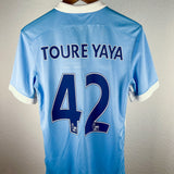 Touré Yaya Heimtrikot Manchester City 2015/16 S