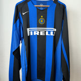 Inter Mailand 2004/05 Heimtrikot Langarm – Davids #8 – XXL