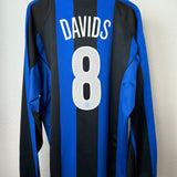 Inter Mailand 2004/05 Heimtrikot Langarm – Davids #8 – XXL