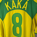Brasilien/ Brazil 2004/06 Heimtrikot – Kaká #8 – M