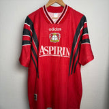 🔴⚫ Bayer 04 Leverkusen 1997/98 Vintage Heimtrikot – Adidas (XL)