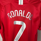 Manchester United 2007/08 Heimtrikot – Cristiano Ronaldo #7 – L