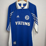 🔵⚪ FC Schalke 04 1998/99 Heimtrikot – Olaf Thon #10 – Adidas (XXL)