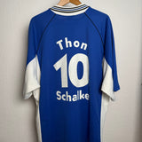 🔵⚪ FC Schalke 04 1998/99 Heimtrikot – Olaf Thon #10 – Adidas (XXL)