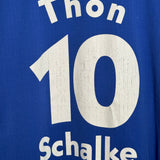 🔵⚪ FC Schalke 04 1998/99 Heimtrikot – Olaf Thon #10 – Adidas (XXL)
