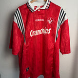 1. FC Kaiserslautern 1996/97 Auswärtstrikot – CRUNCHIPS – adidas – XXL