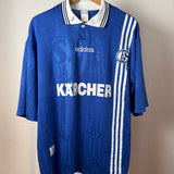 FC Schalke 04 1996/97 Heimtrikot – Kärcher – adidas (XL)