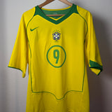 Brasilien 2004 Heimtrikot – Ronaldo #9 – Nike – XL