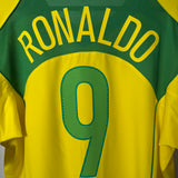 Brasilien 2004 Heimtrikot – Ronaldo #9 – Nike – XL