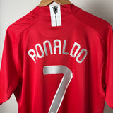 Manchester United 2007/08 Heimtrikot – Cristiano Ronaldo #7 – XL