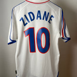 Frankreich F.F.F. 2000 Away Trikot – Zidane #10 (S/M) France