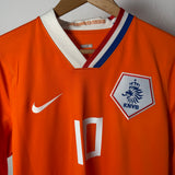🟠 Niederlande 2008 Heimtrikot – Sneijder #10 – Nike – Größe L
