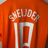 🟠 Niederlande 2008 Heimtrikot – Sneijder #10 – Nike – Größe L