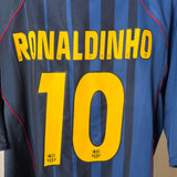 FC Barcelona 2004/05 Auswärtstrikot – Ronaldinho #10 (2XL)