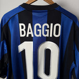 🔵⚫ Inter Mailand 1999/2000 Heimtrikot – Roberto Baggio #10 – L