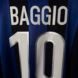 🔵⚫ Inter Mailand 1999/2000 Heimtrikot – Roberto Baggio #10 – L