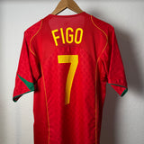 Portugal 2004 Figo Heimtrikot – M