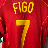 Portugal 2004 Figo Heimtrikot – M