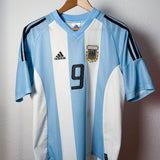 Argentinien 2002 Heimtrikot – Batistuta #9 (M)
