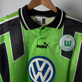VfL Wolfsburg 1998/99 Heimtrikot Langarm – L