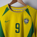 Brasilien 2002 Heimtrikot – Ronaldo #9 (L)
