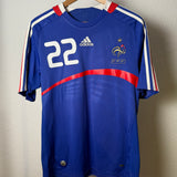 🔵 Frankreich 2008 Heimtrikot – Ribéry #22 – Adidas – Größe M/L