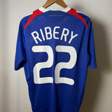 🔵 Frankreich 2008 Heimtrikot – Ribéry #22 – Adidas – Größe M/L