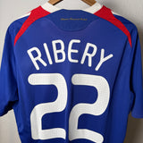 🔵 Frankreich 2008 Heimtrikot – Ribéry #22 – Adidas – Größe M/L