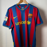 🔵🔴 FC Barcelona 2009/10 Heimtrikot – Ibrahimović #9 – Nike – Größe M