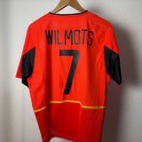 🔴 Belgien 2002 Heimtrikot – Wilmots #7 – Nike – Größe M