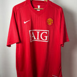 Manchester United 2007/08 Heimtrikot – Ronaldo #7 – Größe 2XL