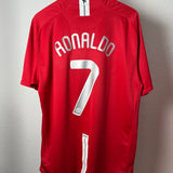 Manchester United 2007/08 Heimtrikot – Ronaldo #7 – Größe 2XL