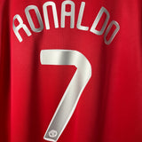 Manchester United 2007/08 Heimtrikot – Ronaldo #7 – Größe 2XL