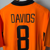 🟠 Niederlande 2002 Heimtrikot – Davids #8 – Nike – Größe L
