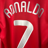 Manchester United 2007/08 Heimtrikot – Nike  – Cristiano Ronaldo #7 - M