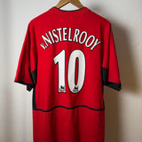 🔴 Manchester United 2003/04 Heimtrikot – van Nistelrooy #10 – Nike – Größe XL