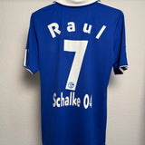 🔵⚪ FC Schalke 04 2010/11 Heimtrikot – Raúl #7 – Adidas (S) – Neu mit Etikett