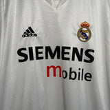 ⚪ Real Madrid 2004/05 Heimtrikot – Ronaldo #9 – Adidas (L)