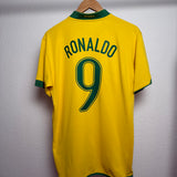 🇧🇷 Brasilien 2006 Heimtrikot – Ronaldo #9 – Nike (L)