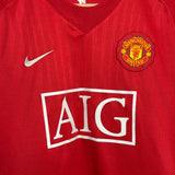 Manchester United 2007/08 Heimtrikot – Cristiano Ronaldo #7 – L