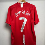 Manchester United 2007/08 Heimtrikot – Cristiano Ronaldo #7 – L