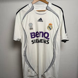 ⚪ Real Madrid 2006/07 Heimtrikot – Sergio Ramos #4 – Adidas (M/L)