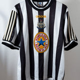 Newcastle United 1998/99 Heimtrikot – Newcastle Brown Ale – Shearer (#9) – Vintage