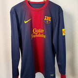 🔵🔴 FC Barcelona 2012 Langarm-Trikot – Nike – M