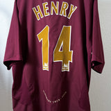 Arsenal 2005/06 Jubiläum-Auswärtstrikot – Highbury 1913–2006 – O2 – Nike – Vintage