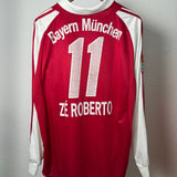 Bayern München 2003/04 Heimtrikot Langarm – Zé Roberto #11 – Matchworn – L