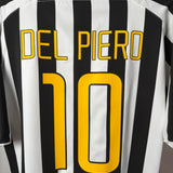 Juventus 2003/04 Heimtrikot – Del Piero #10 – XL
