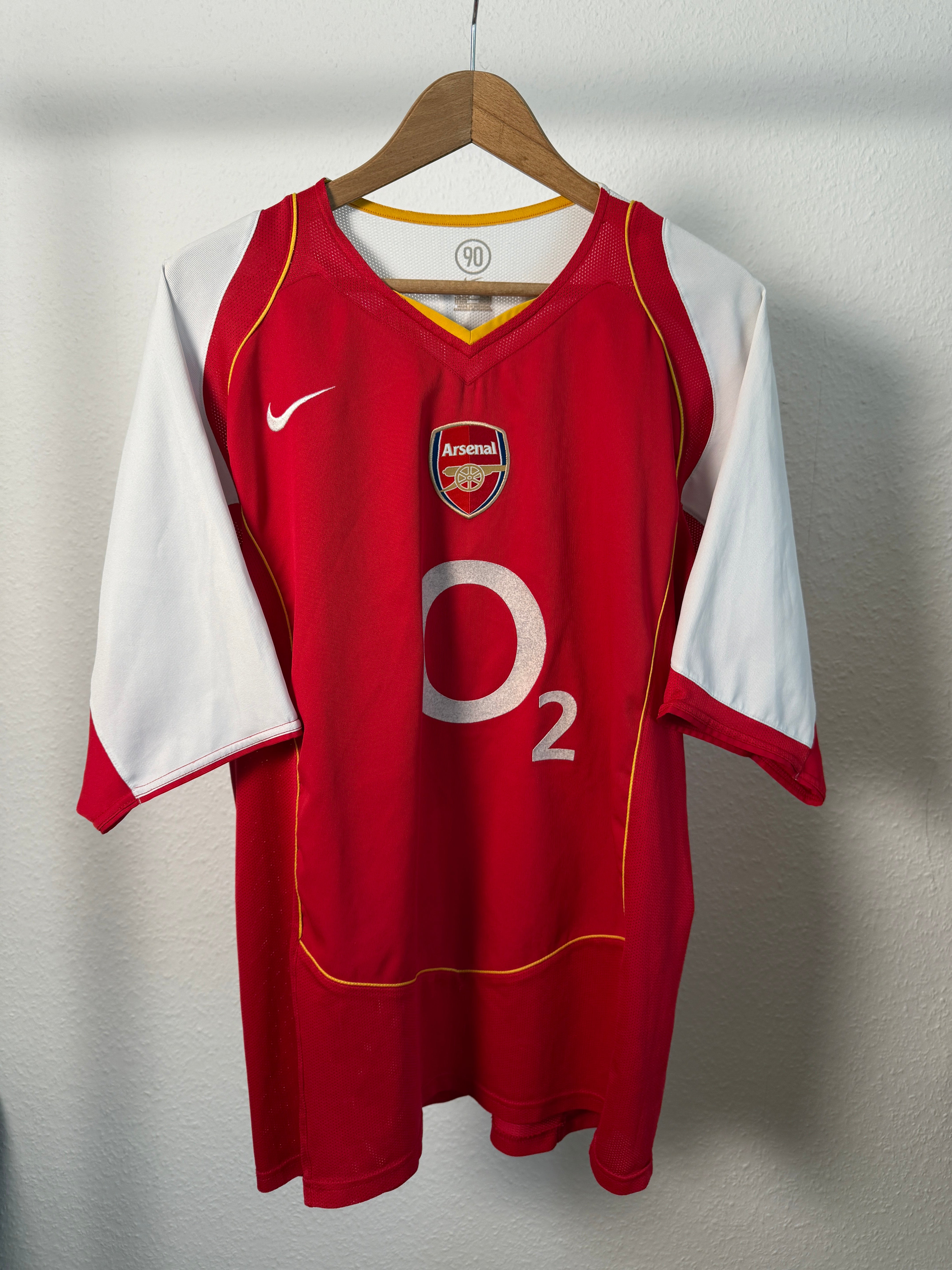 Arsenal O2 14 Arsenal Home Shirt 2004/05 – Henry #14 – Nike – Size XL – Jersely